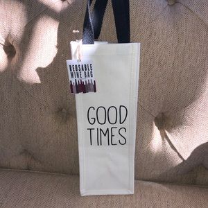 Reusable Canvas Wine Bag